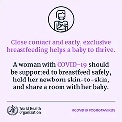 Breastfeed - benefits outweigh COVID related risks